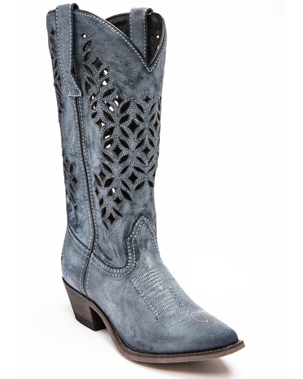 womens navy cowboy boots