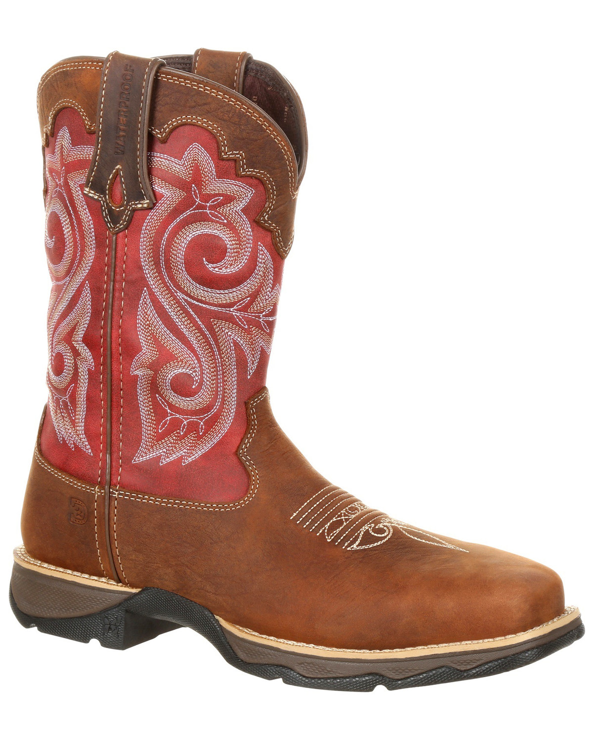 Durango Women's Rebel Waterproof Western Work Boots - Composite Toe