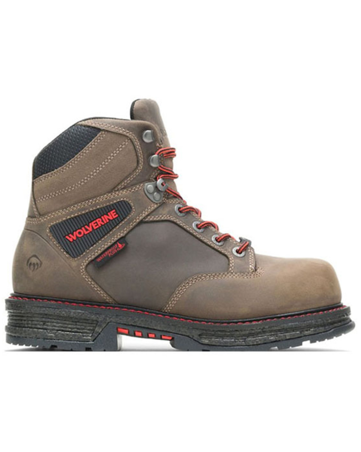 Wolverine Men's Charcoal Hellcat Work Boots Composite Toe Boot Barn