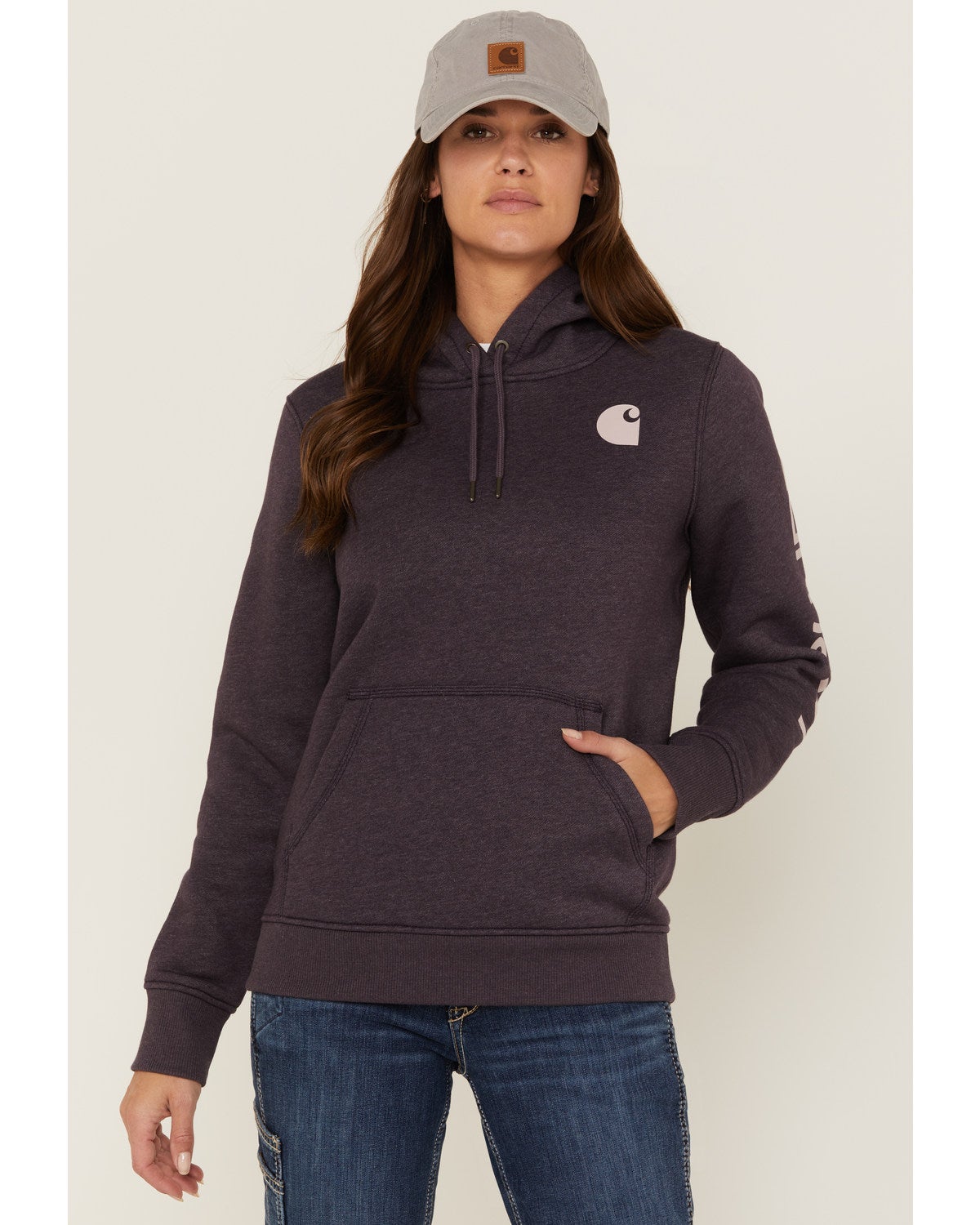 Carhartt Women's Grey Relaxed Midweight 
