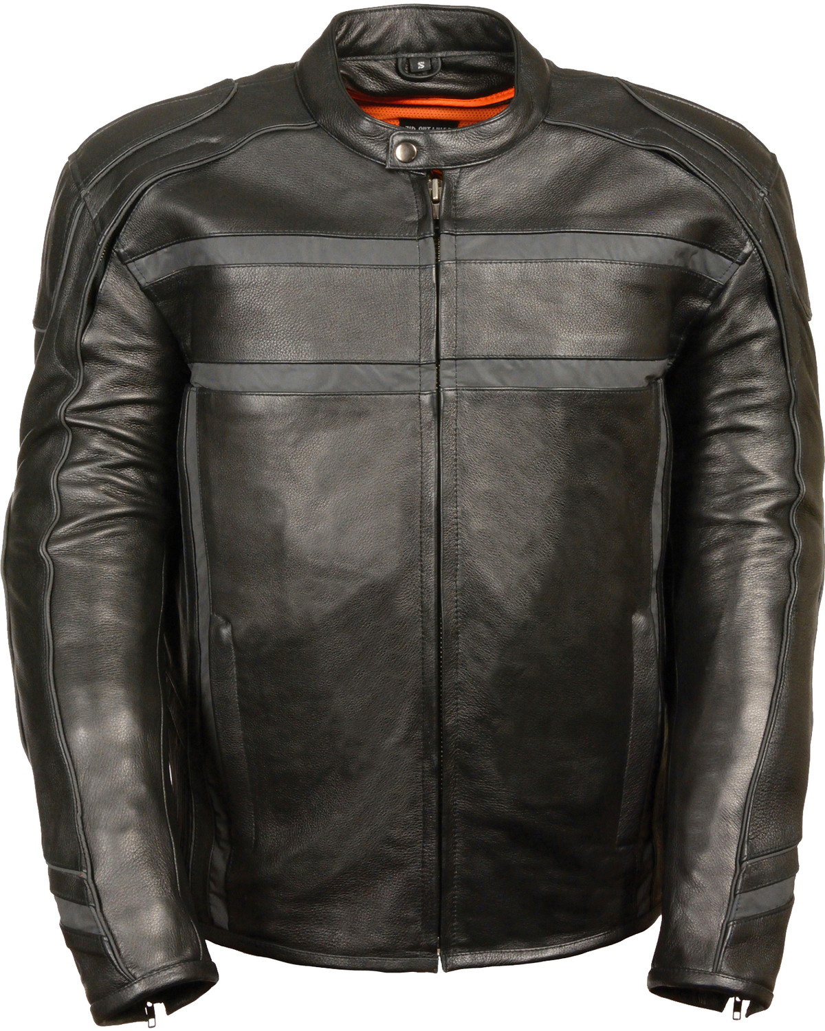 Milwaukee Leather Men's Reflective Band Scooter Jacket