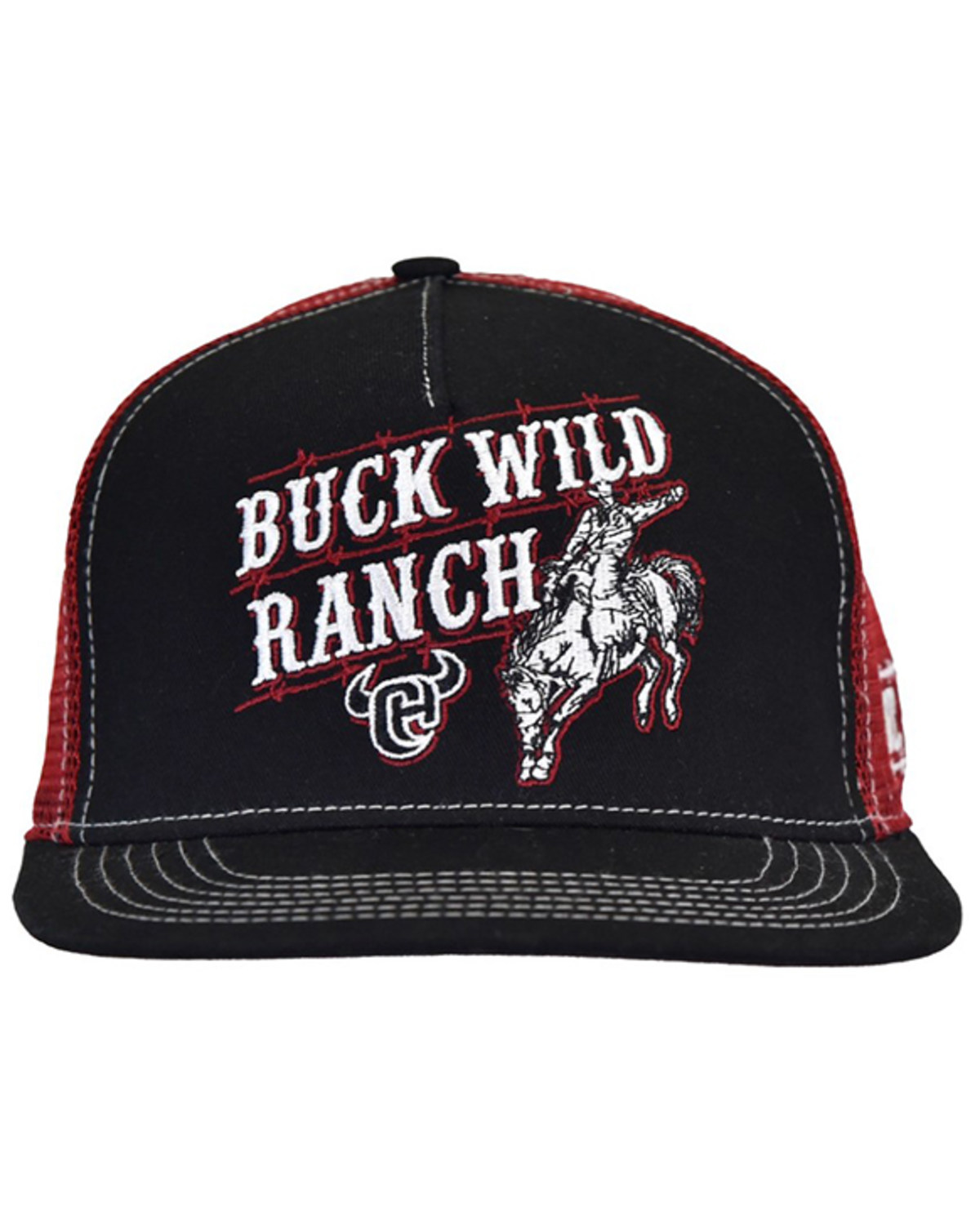 Cowboy Hardware Men's Buck Wild Flat Baseball Cap