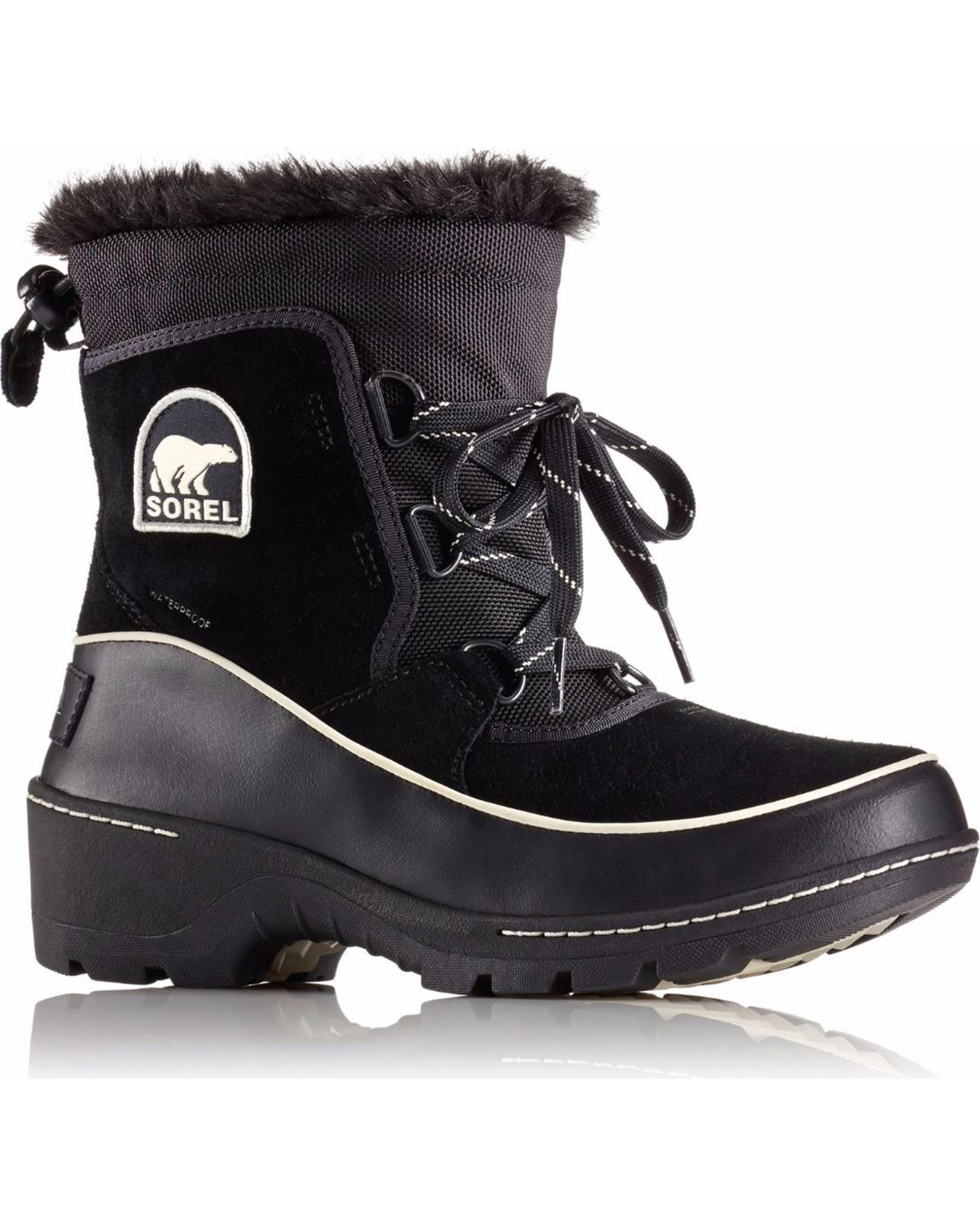 SOREL Women's Black Tivoli III Waterproof Winter Boots