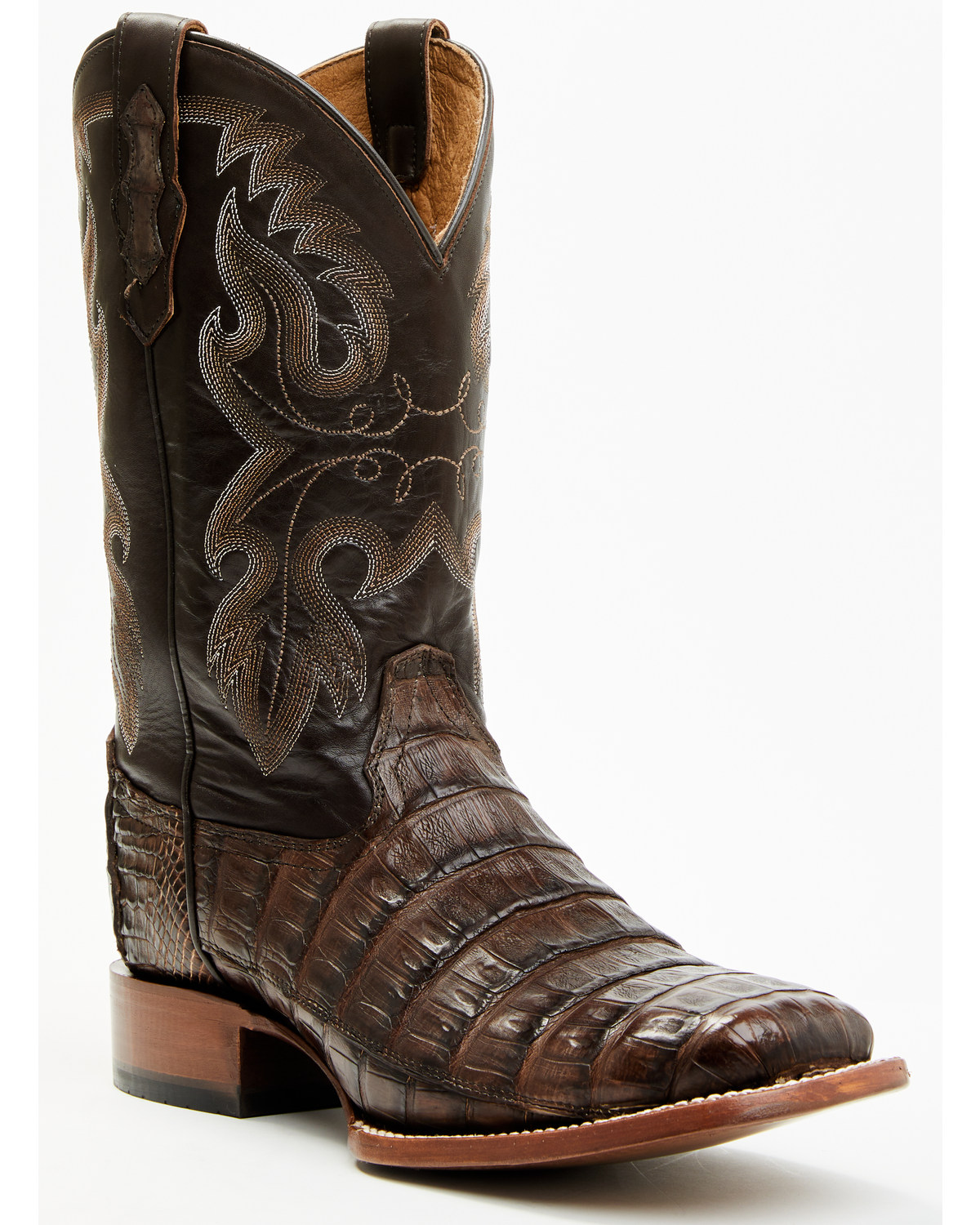 Cody James Men's Exotic Caiman Tail Skin Western Boots