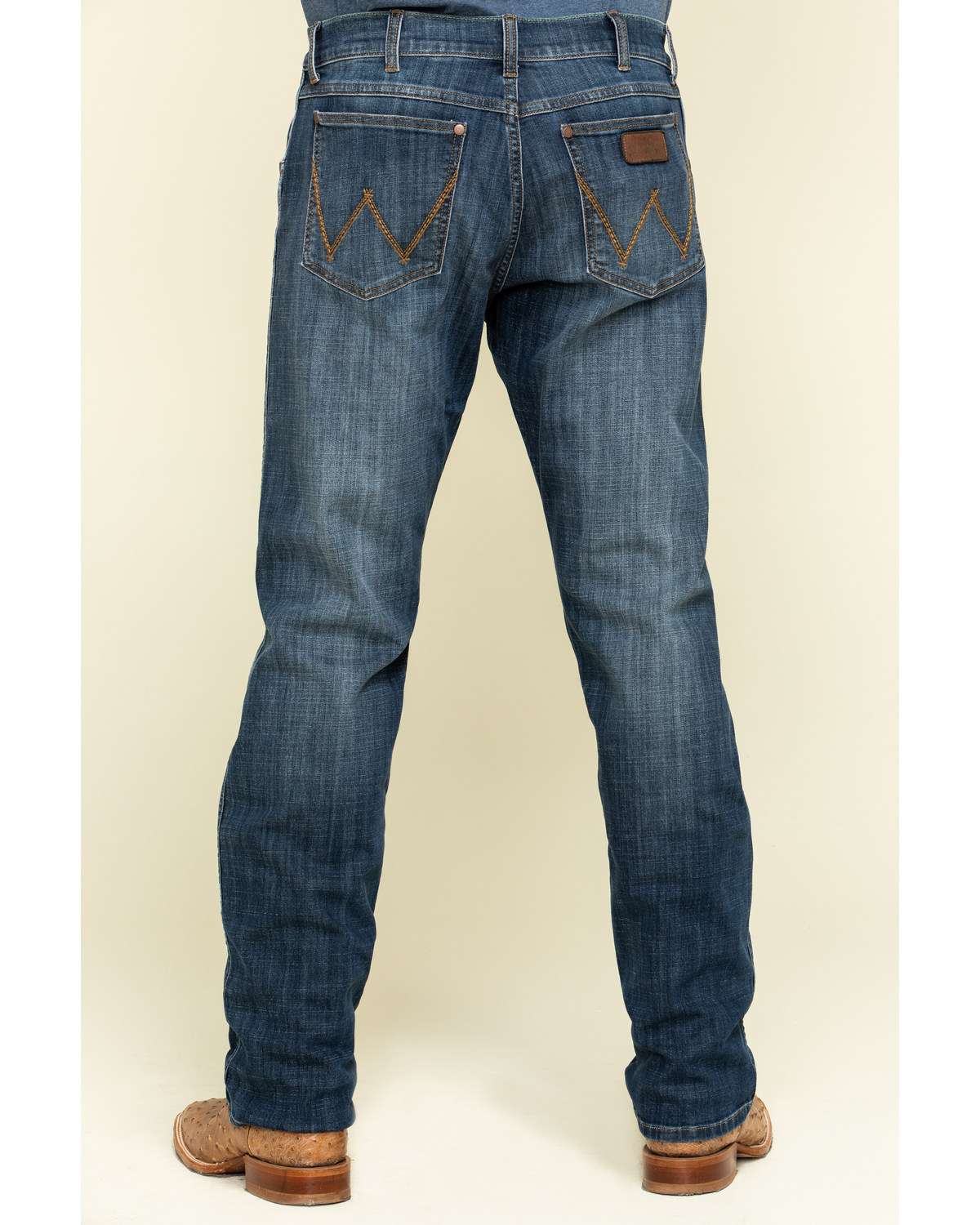wrangler men's slim straight jeans