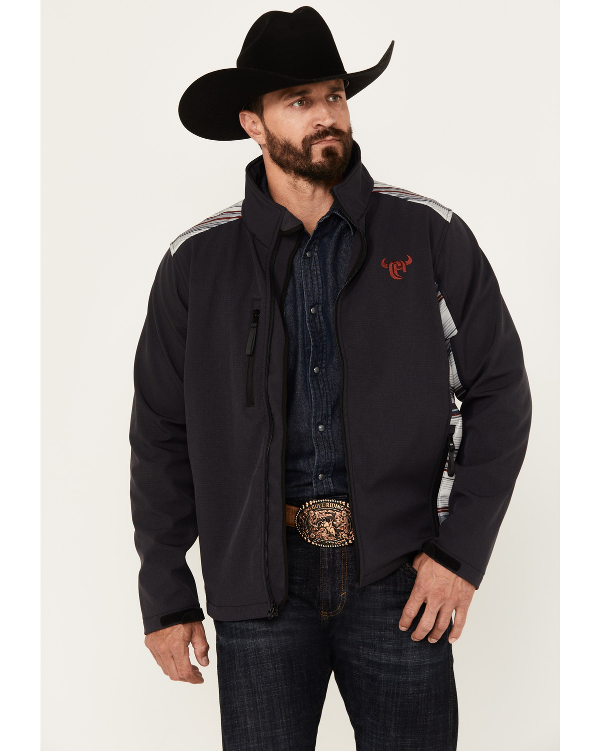 Cowboy Hardware Men's Serape Block Softshell Jacket