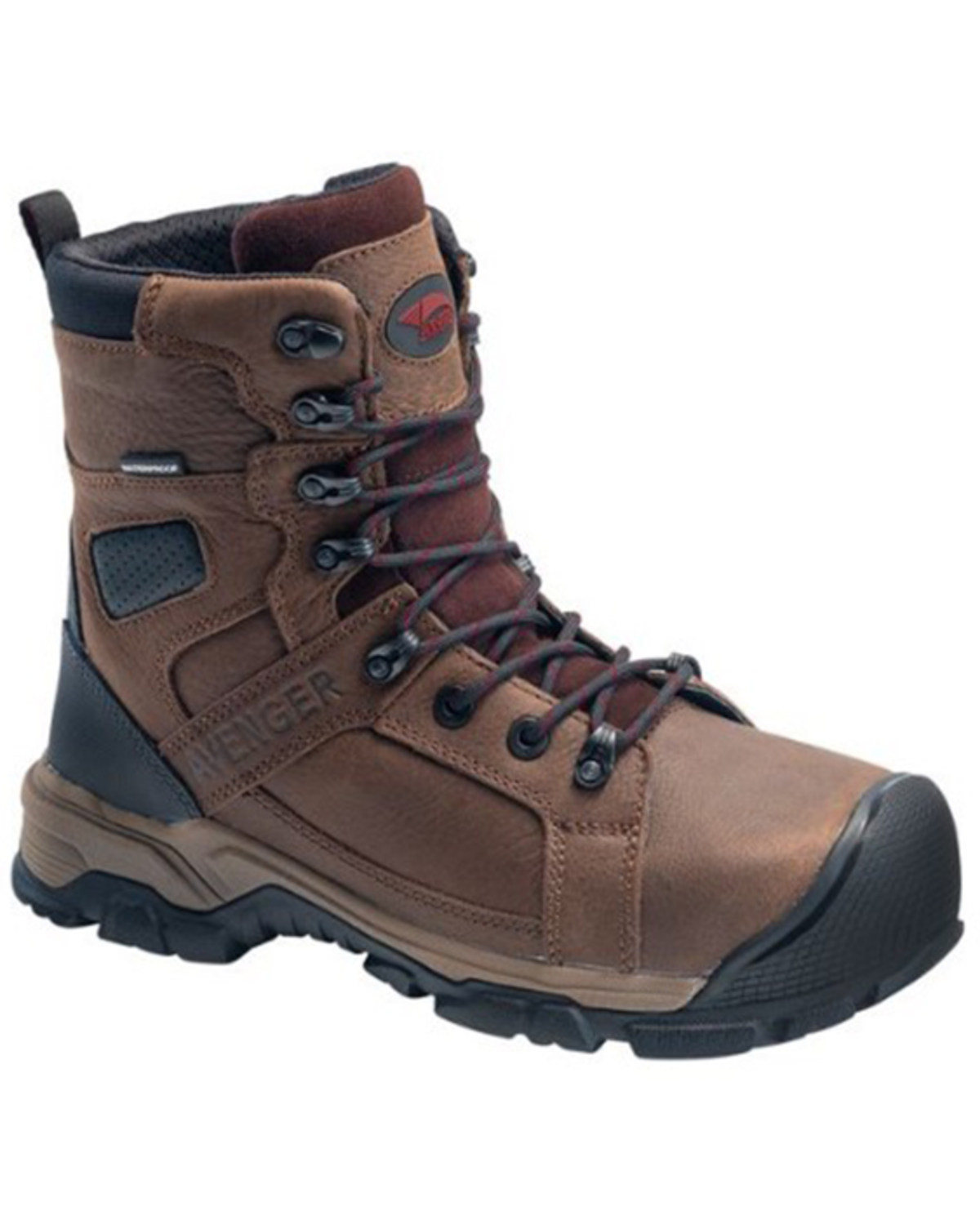 Avenger Men's Ripsaw 8" Waterproof Lace-Up Work Boot - Alloy Toe