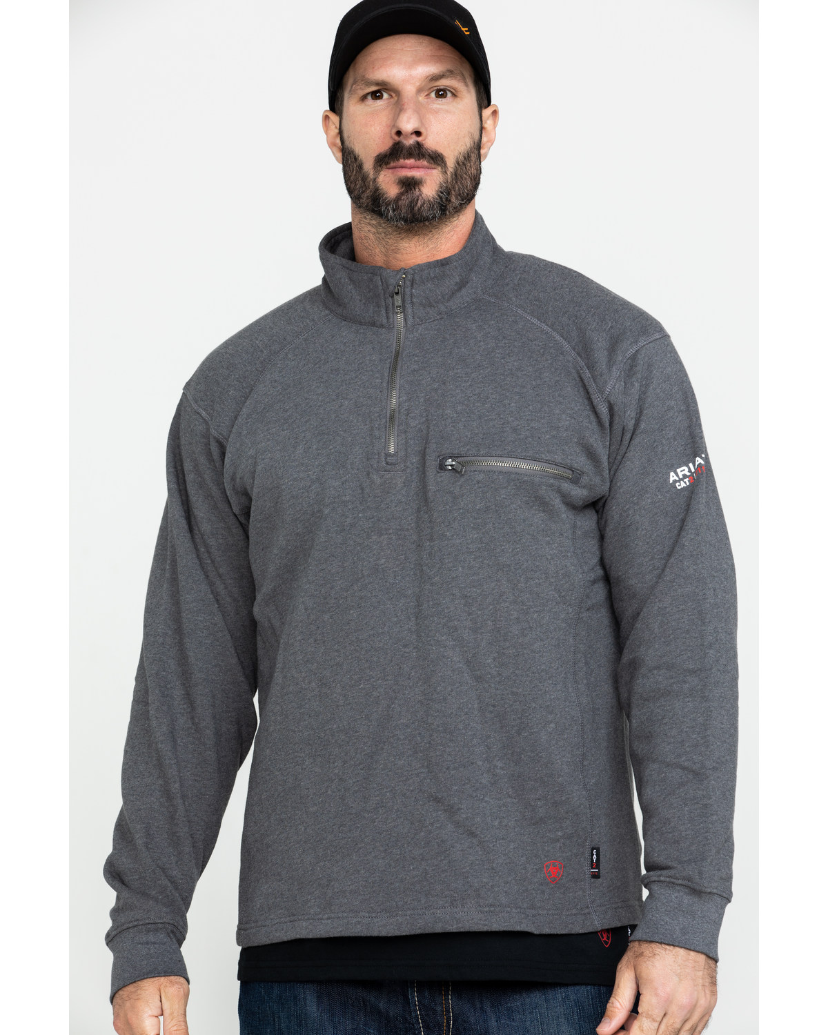 Ariat Men's FR Rev 1/4 Zip Work Pullover - Big