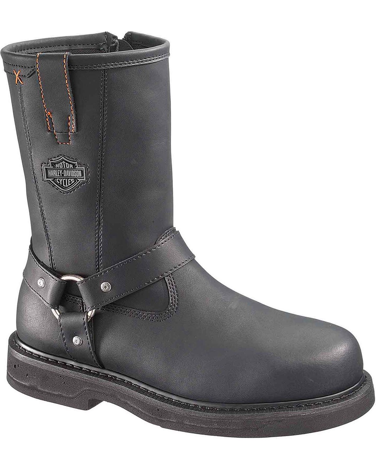 harley steel toe boots