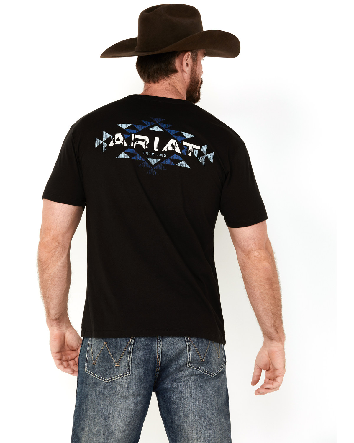 Ariat Men's Southwestern Logo Short Sleeve Graphic T-Shirt