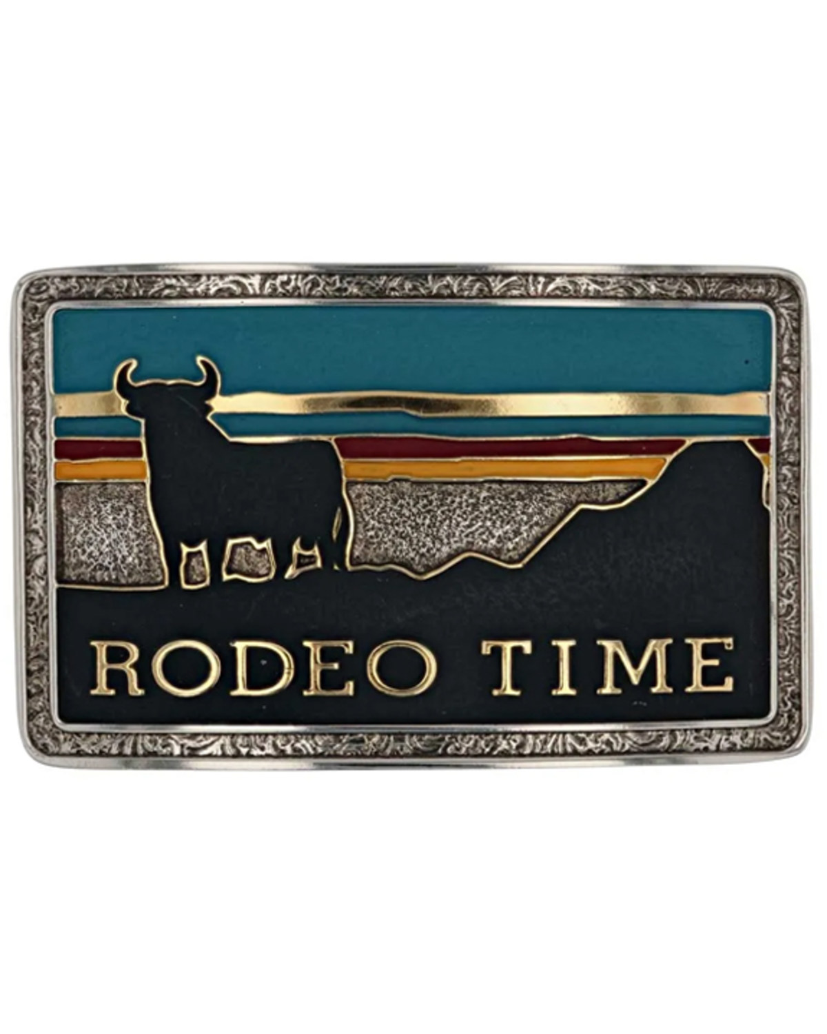 Montana Silversmiths Rodeo Time Southwestern Attitude Belt Buckle