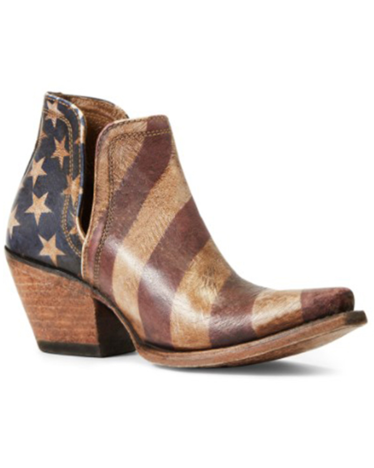 Ariat Women's Dixon Old Patriot Fashion Booties - Snip Toe