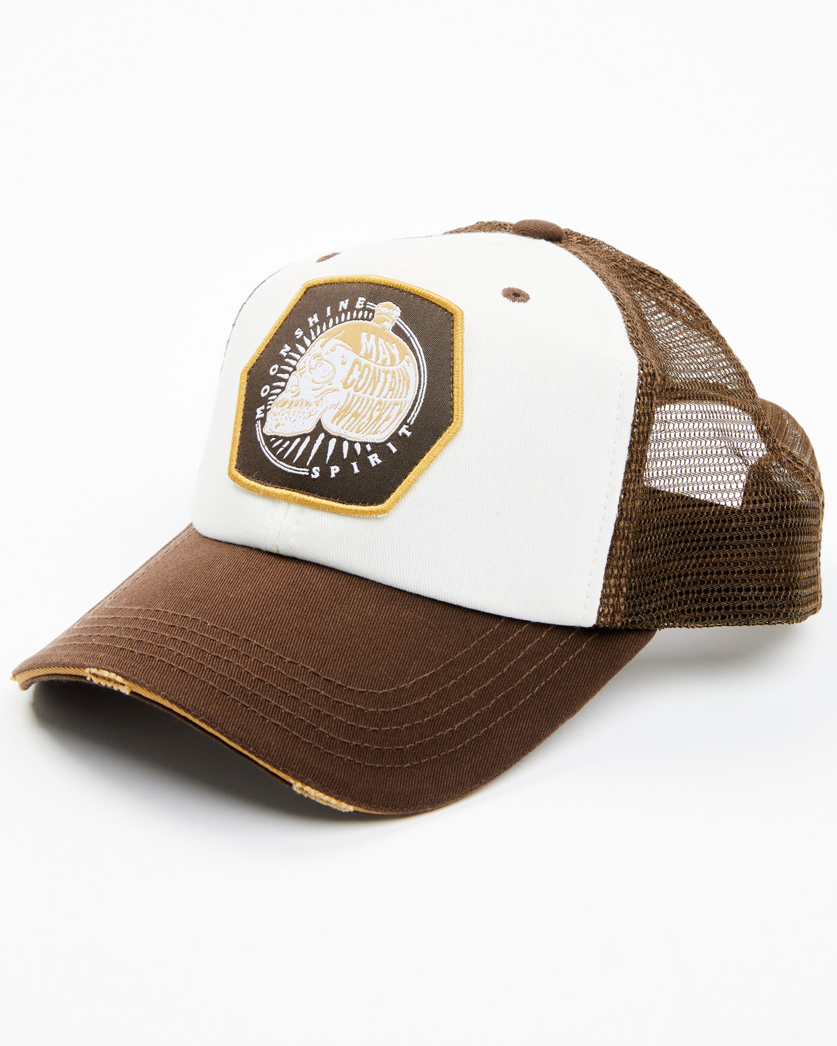 Moonshine Spirit Men's May Contain Whiskey Baseball Cap