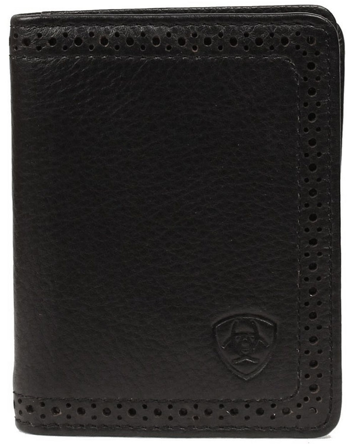 Ariat Men's Leather Bi-Fold Flipcase Wallet