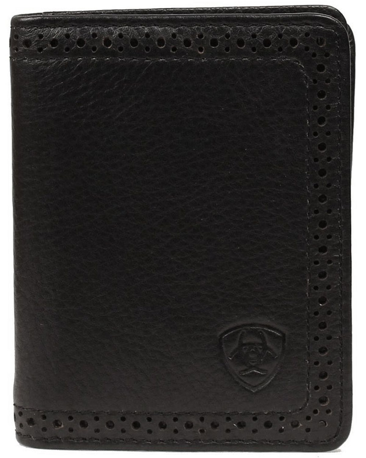 Ariat Men's Leather Bi-Fold Flipcase Wallet