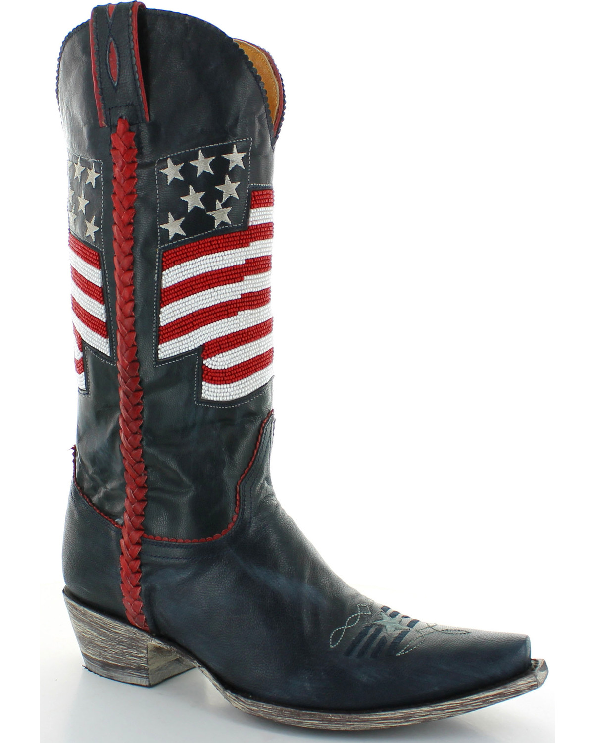 Old Gringo Women's Eleanor Beaded Flag 