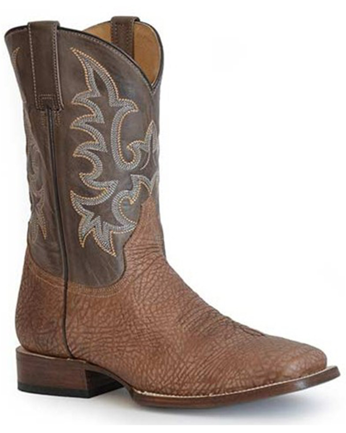 Stetson Men's Obadiah Oiled Bison Western Boots