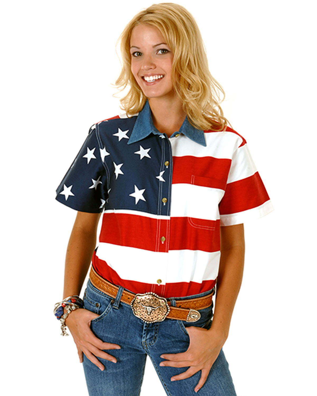 women's patriotic polo shirts
