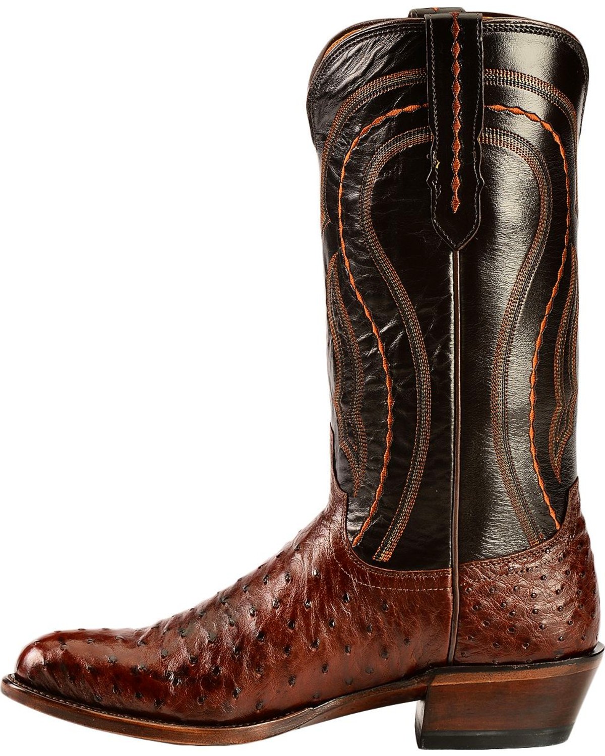 lucchese women's full quill ostrich boots