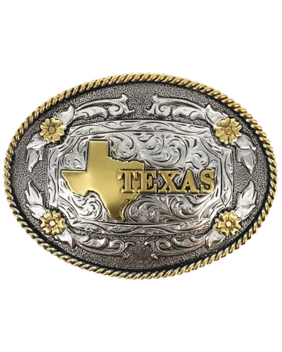 Cody James® Oval Dual-Tone Texas Buckle