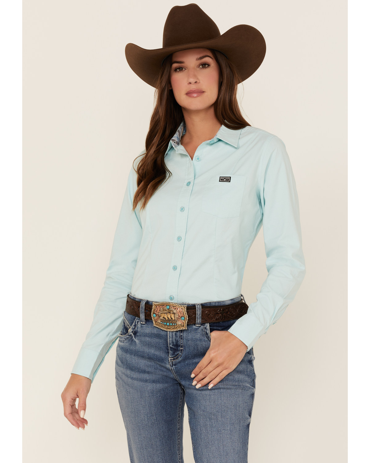 Kimes Ranch Women's Linville Long Sleeve Western Button Down Shirt