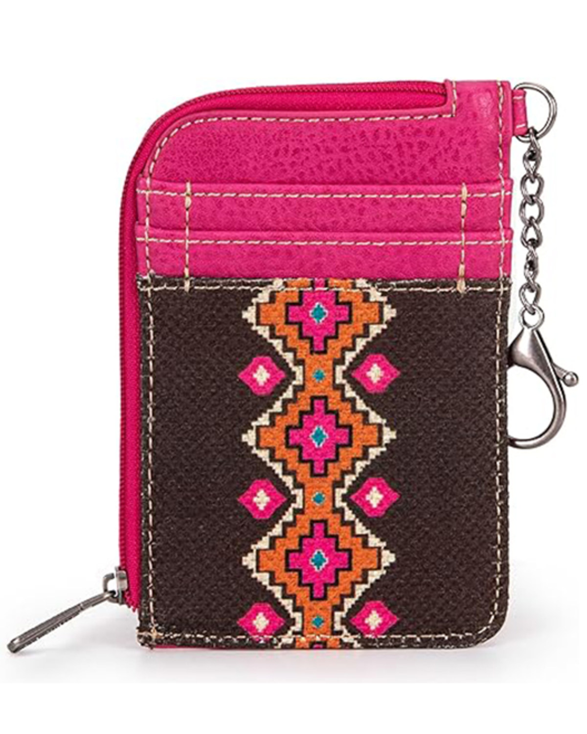 Wrangler Women's Southwestern Print Keychain Wallet
