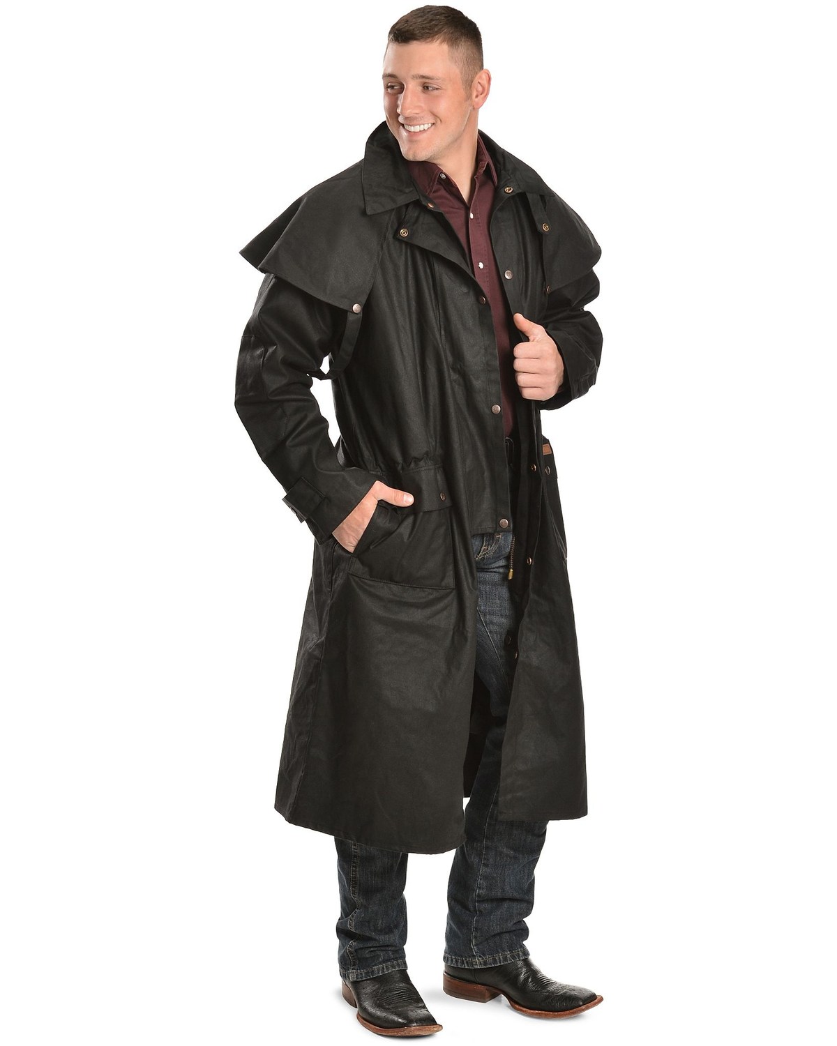 Outback Men's Low Ride Duster Coat