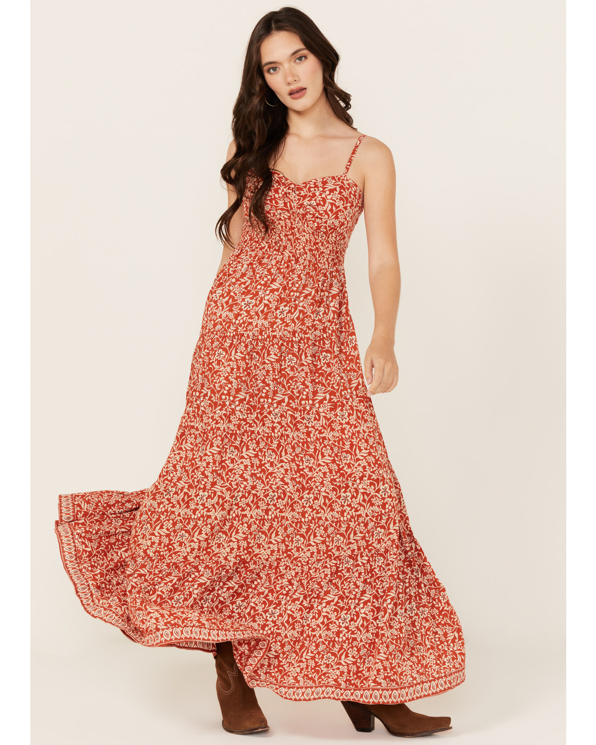 Angie Women's Floral Maxi Dress