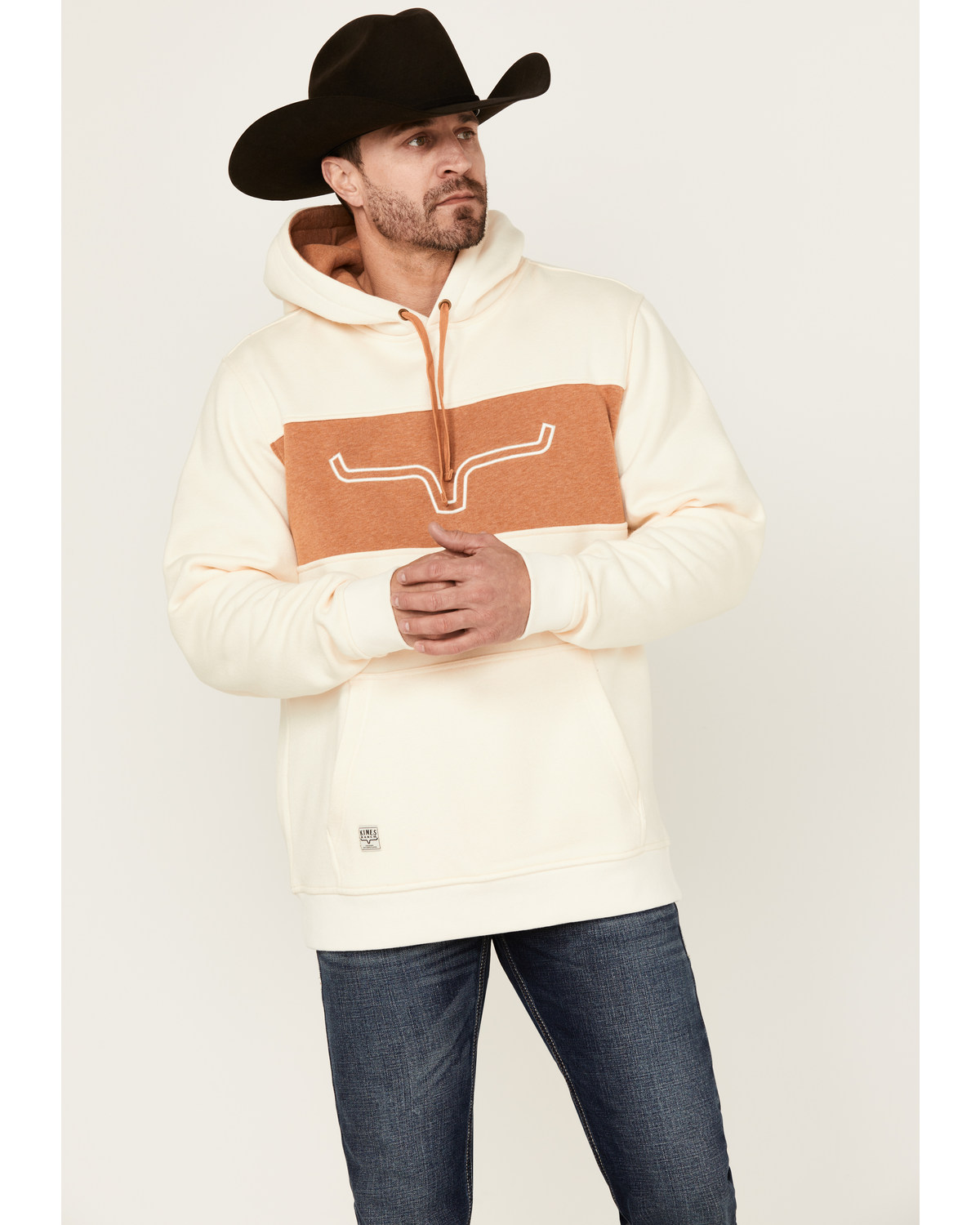 Kimes Ranch Men's Ripon Logo Color Block Hooded Sweatshirt