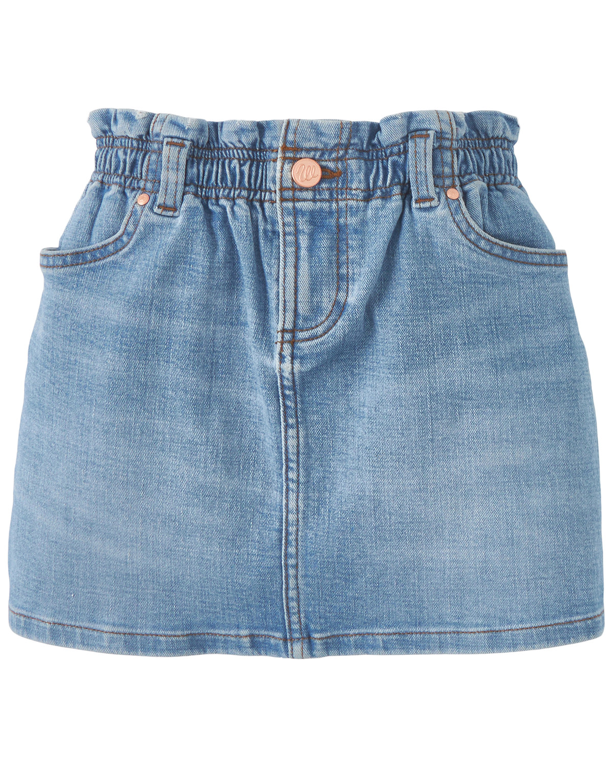 Wrangler Girls' Light Wash Denim Skirt