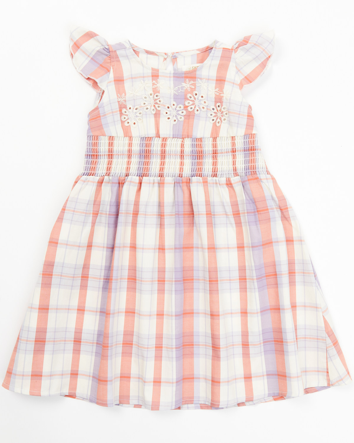 Shyanne Toddler Girls' Plaid Print Ruffle Dress