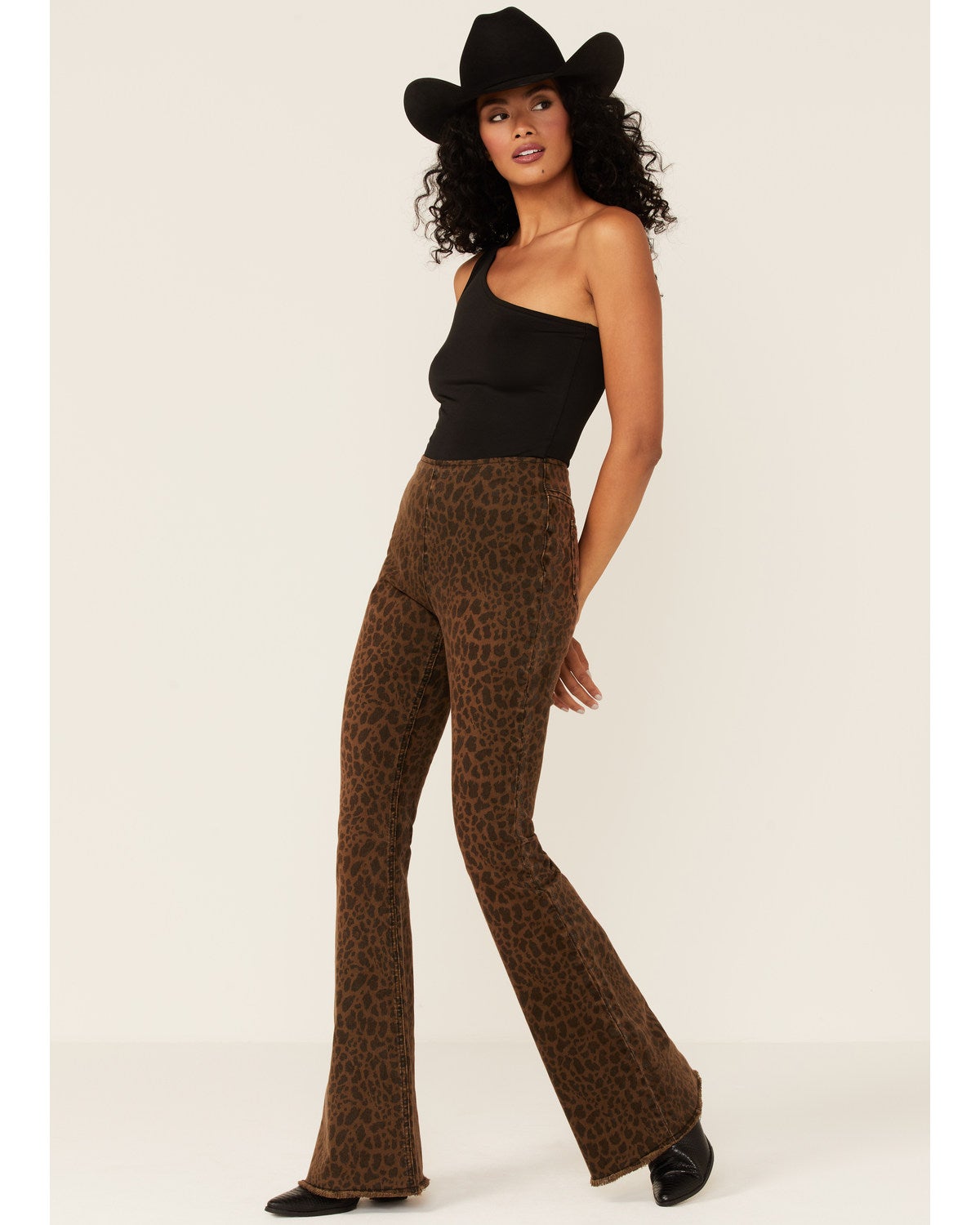 Leopard Print Flare Leg Jeans | Boot Barn