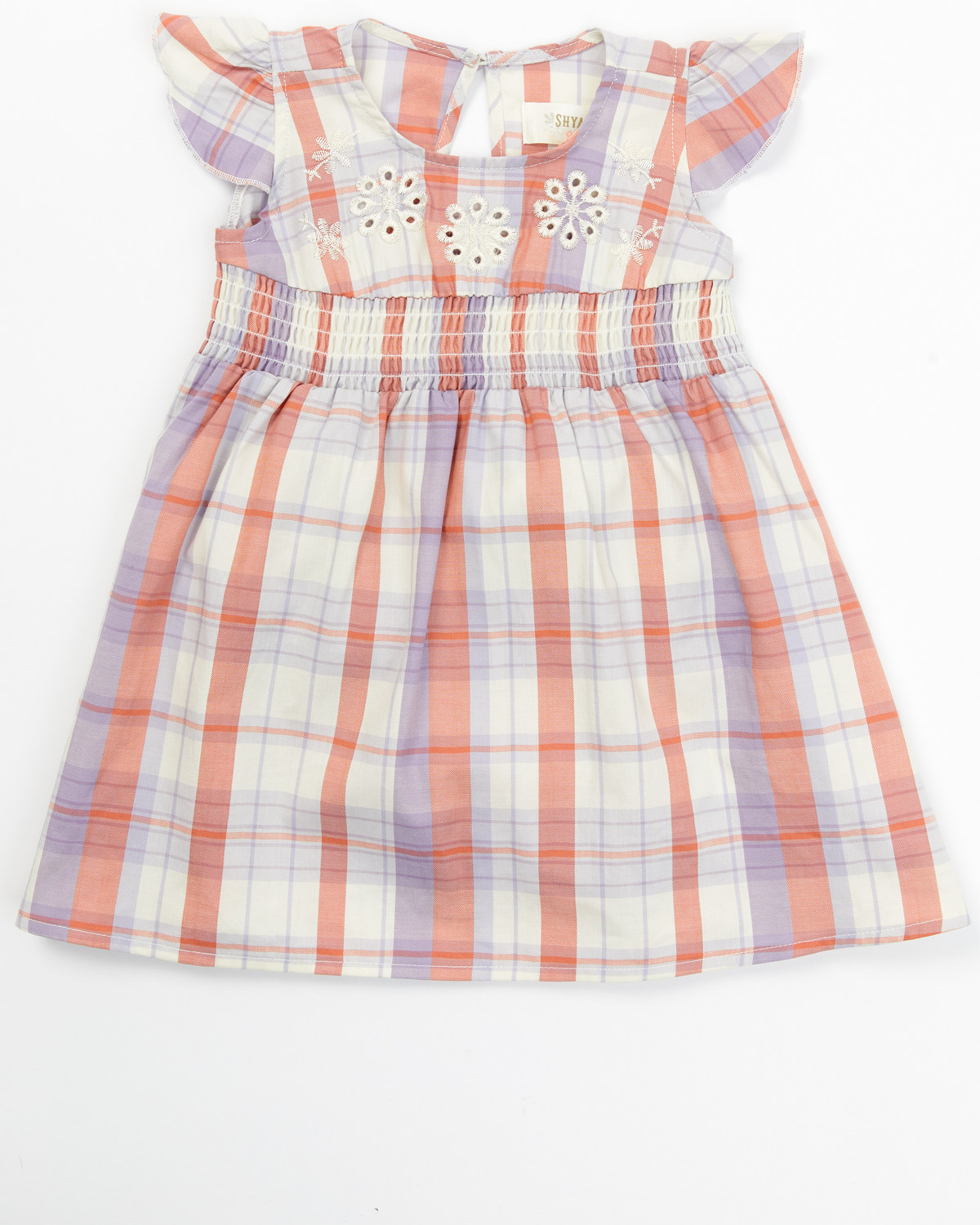 Shyanne Infant Girls' Plaid Print Dress and Diaper Cover Set - 2-Piece