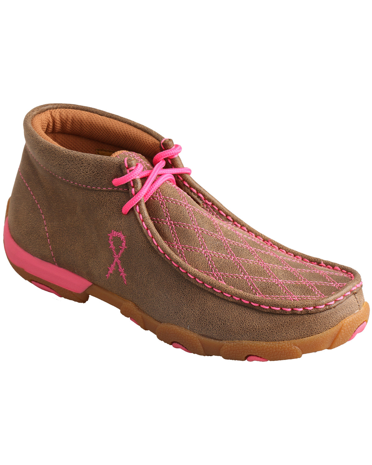 Tough Enough to Wear Pink Driving Mocs 