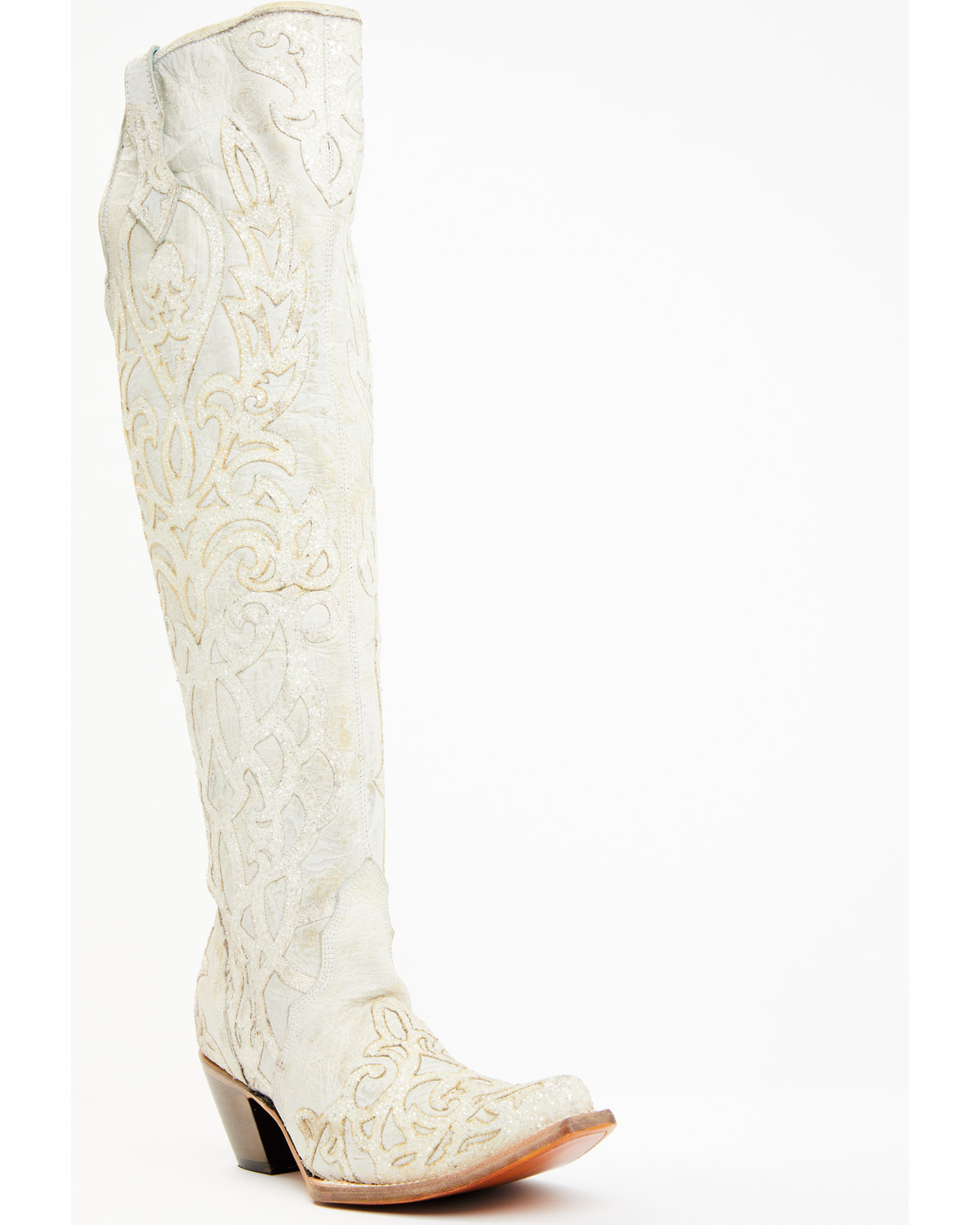 Corral Women's Glitter Overlay Tall Western Boots