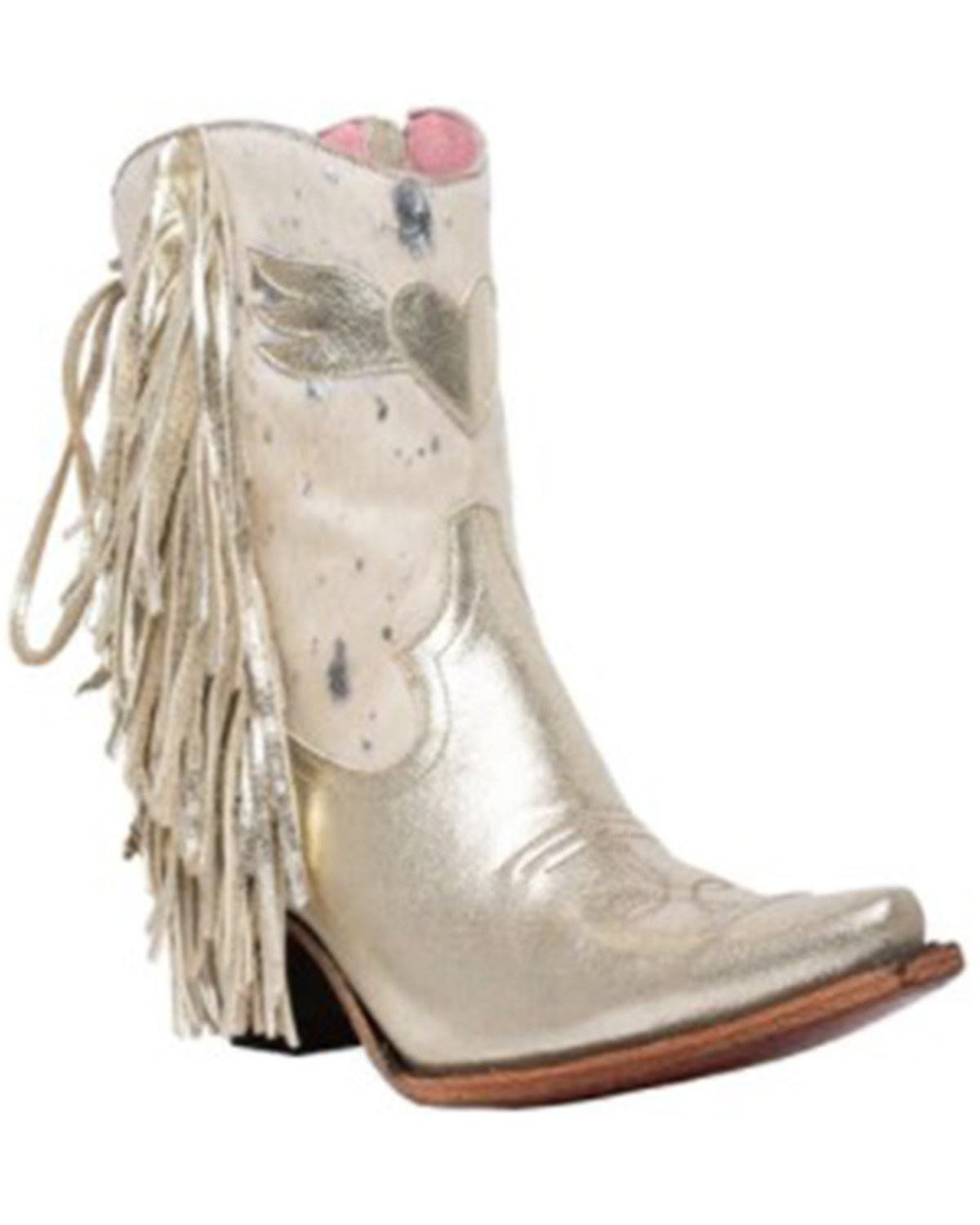 Junk Gypsy Women's Spirit Animal Ombre Fringe Western Fashion Booties - Snip Toe
