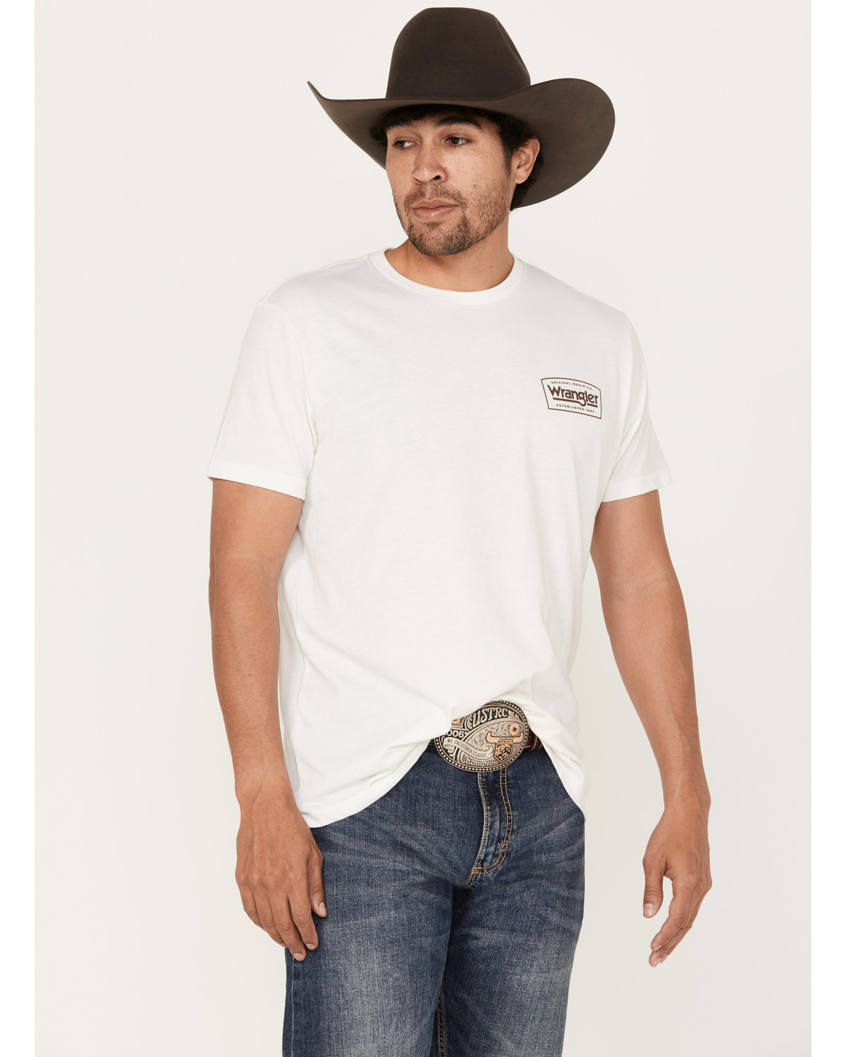 Wrangler Men's Buffalo Sun Short Sleeve Graphic T-Shirt