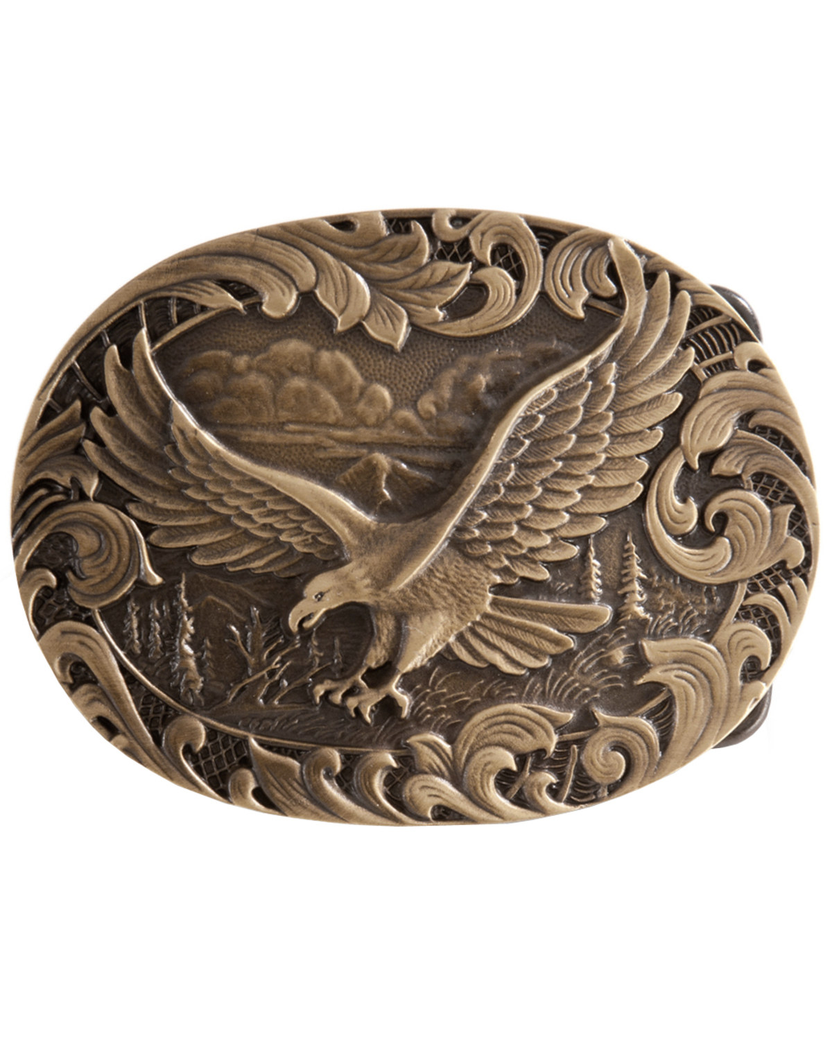 belt buckle eagle