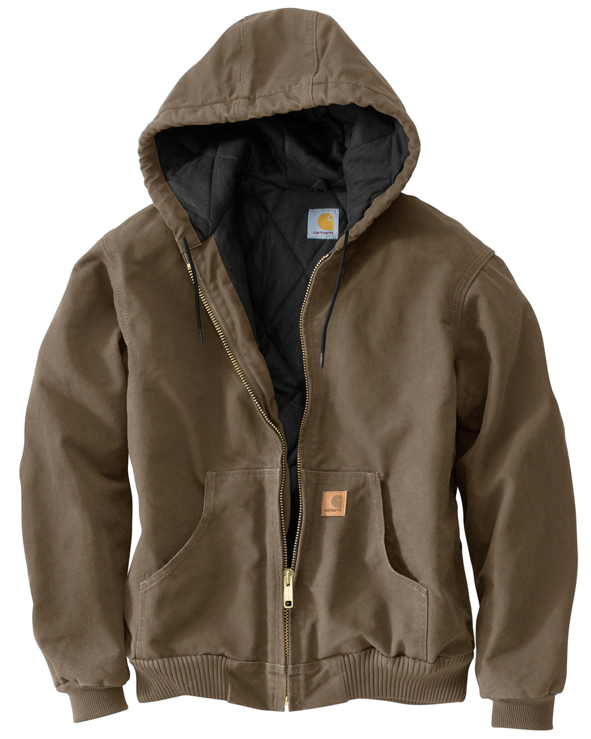 Carhartt Men's Sandstone Flannel Lined Active Jacket | Boot Barn