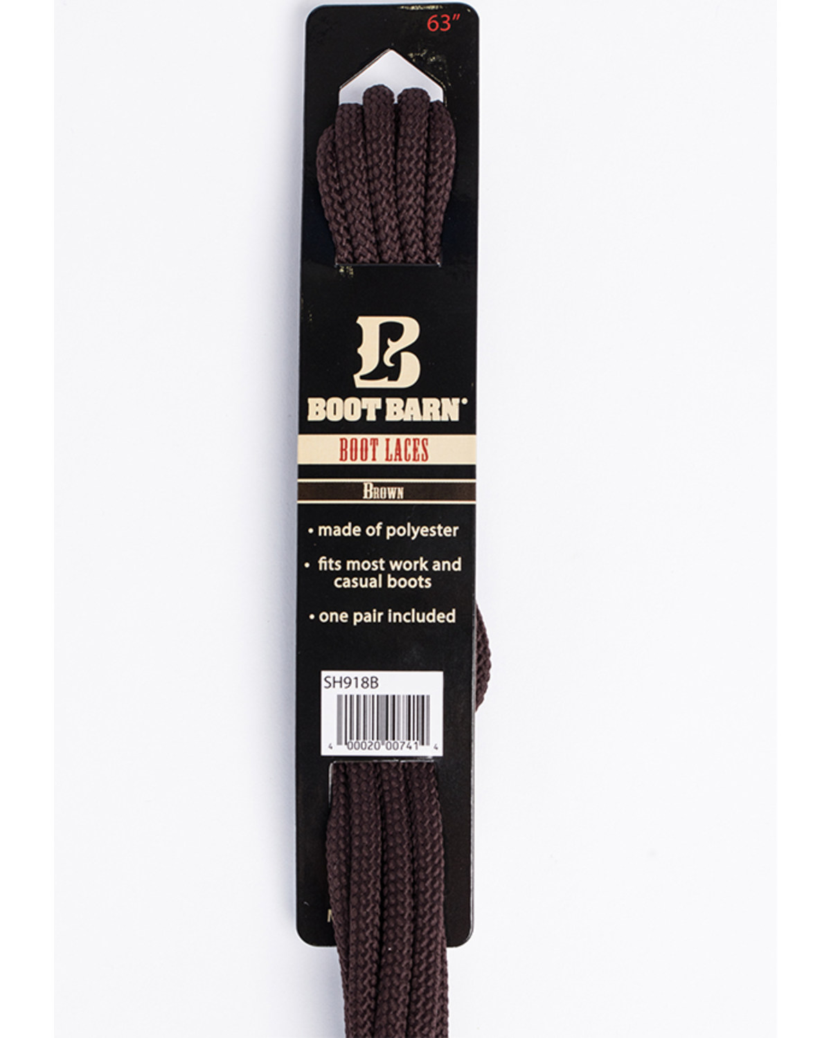 BB Ranch® 63" Brown Boot Laces