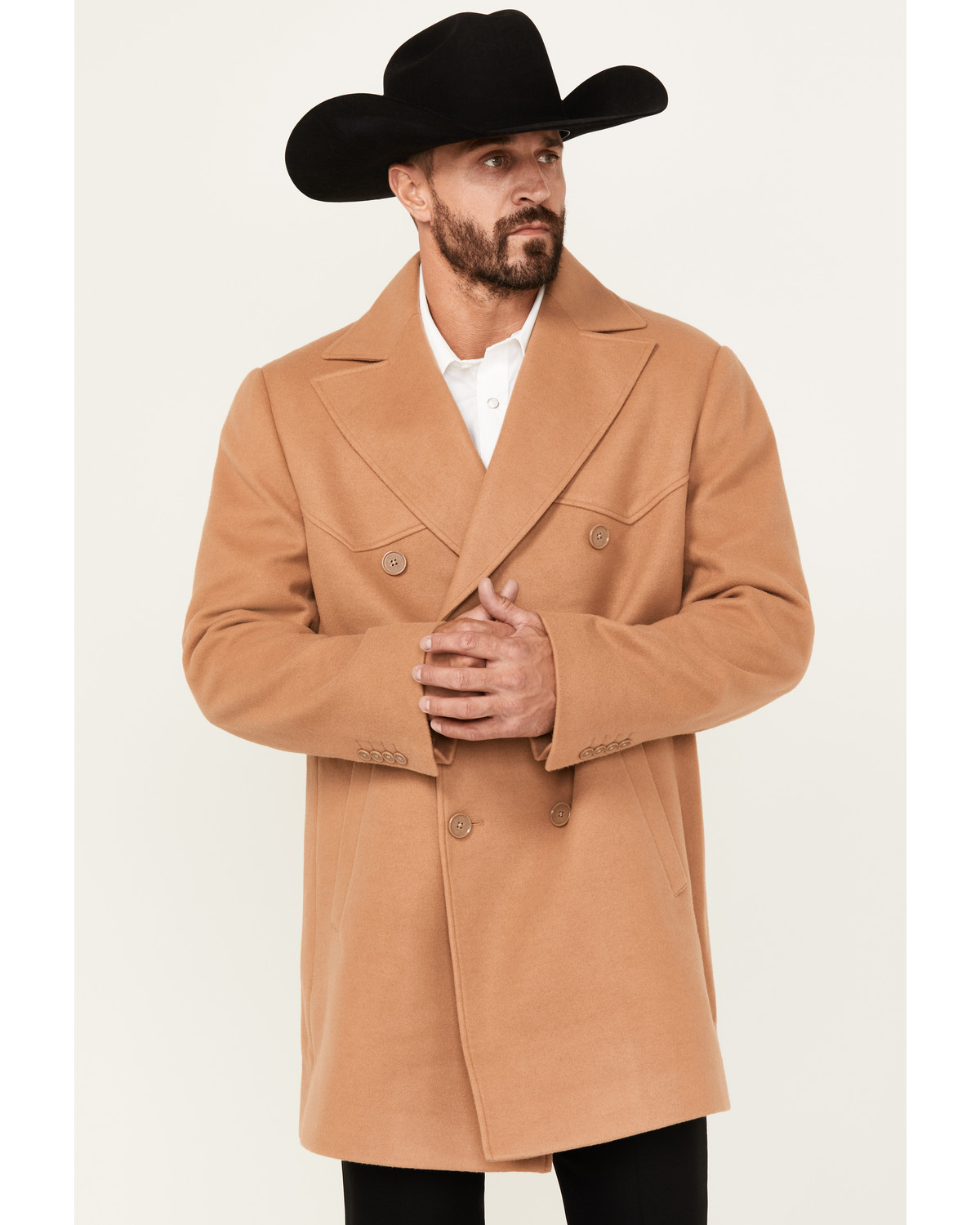 Cody James Black 1978® Men's Alpine Wool Dress Coat