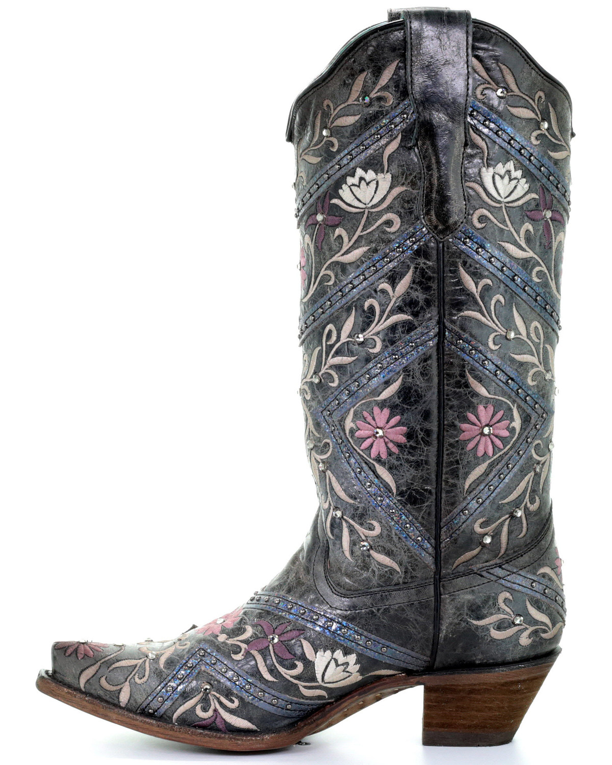 rhinestone western boots