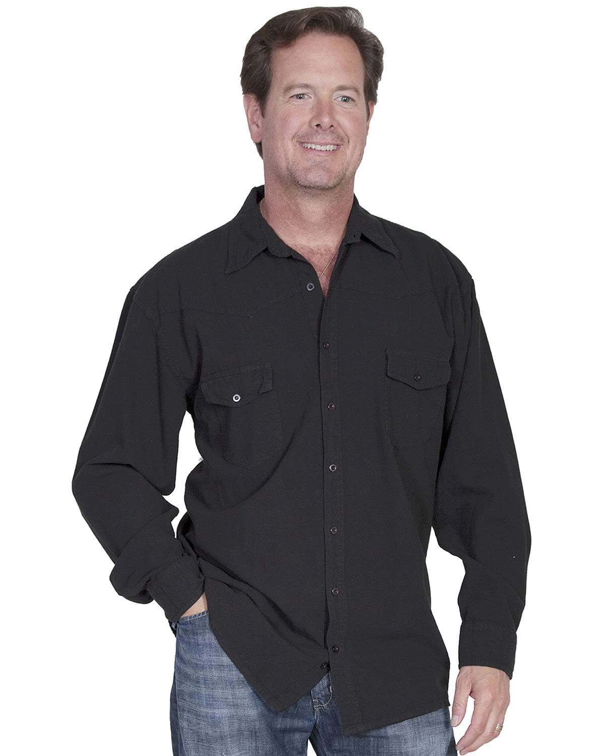 Scully Cantina Western Yoke Shirt