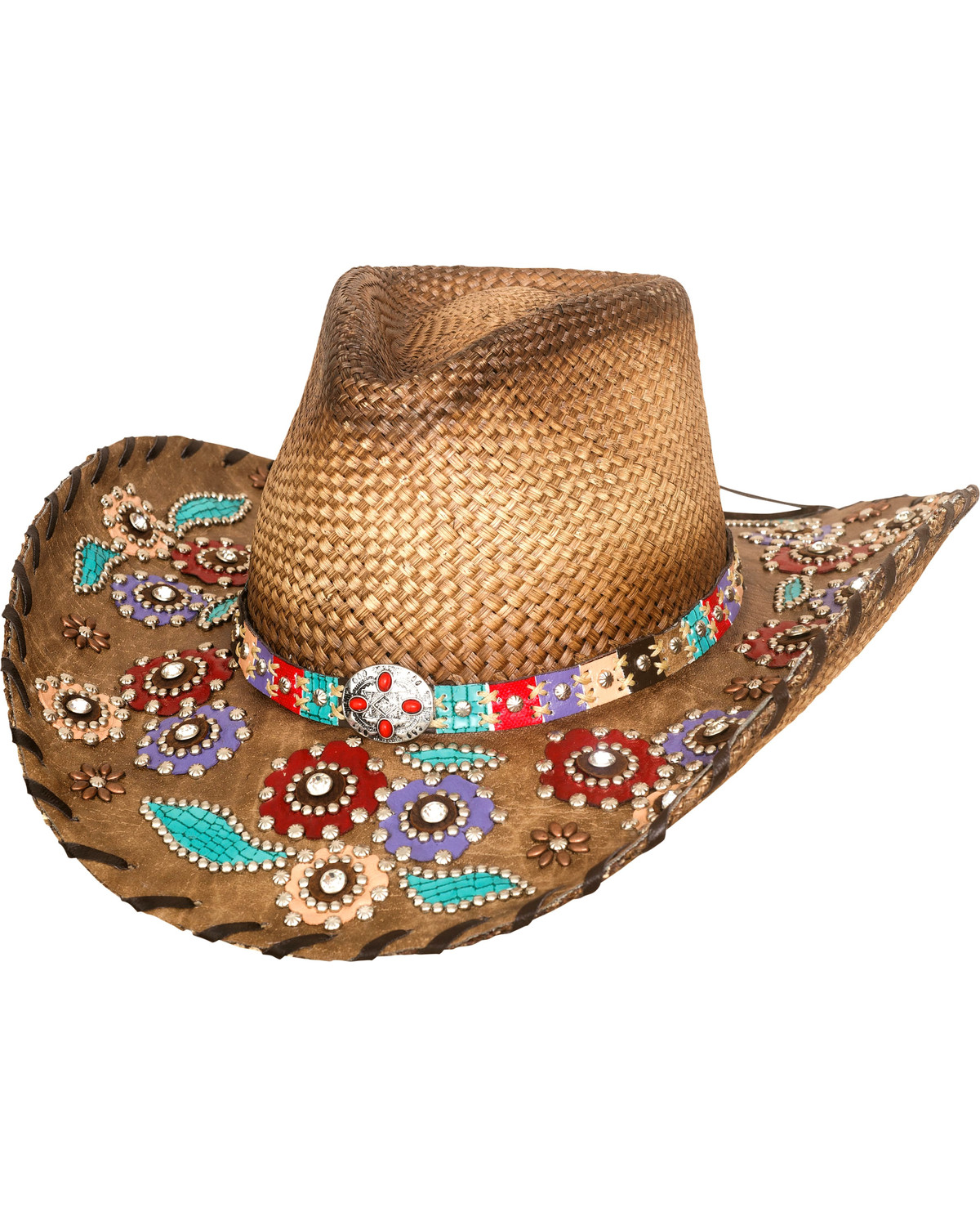 womens straw cowgirl hats