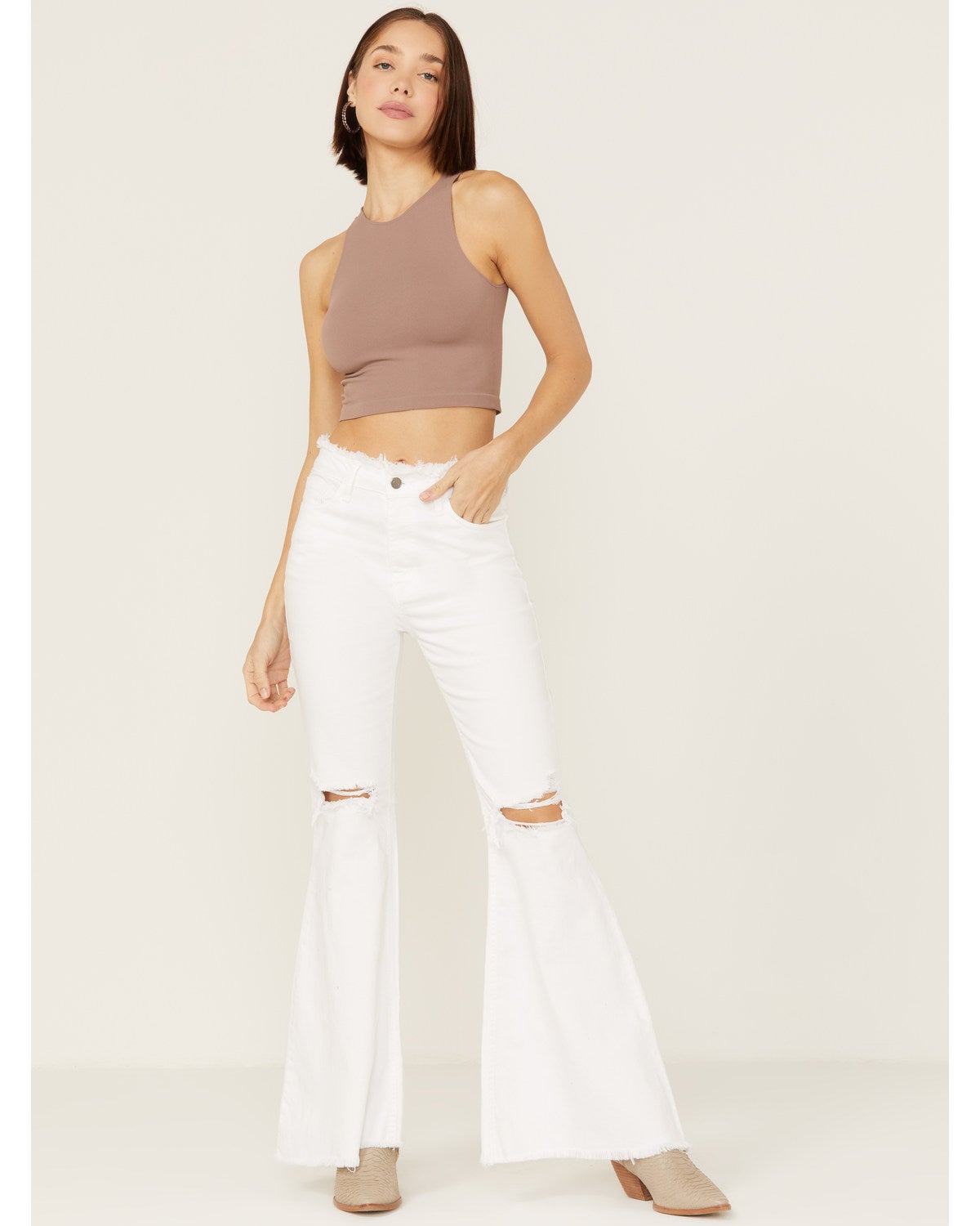 Cello Women's High Rise White 