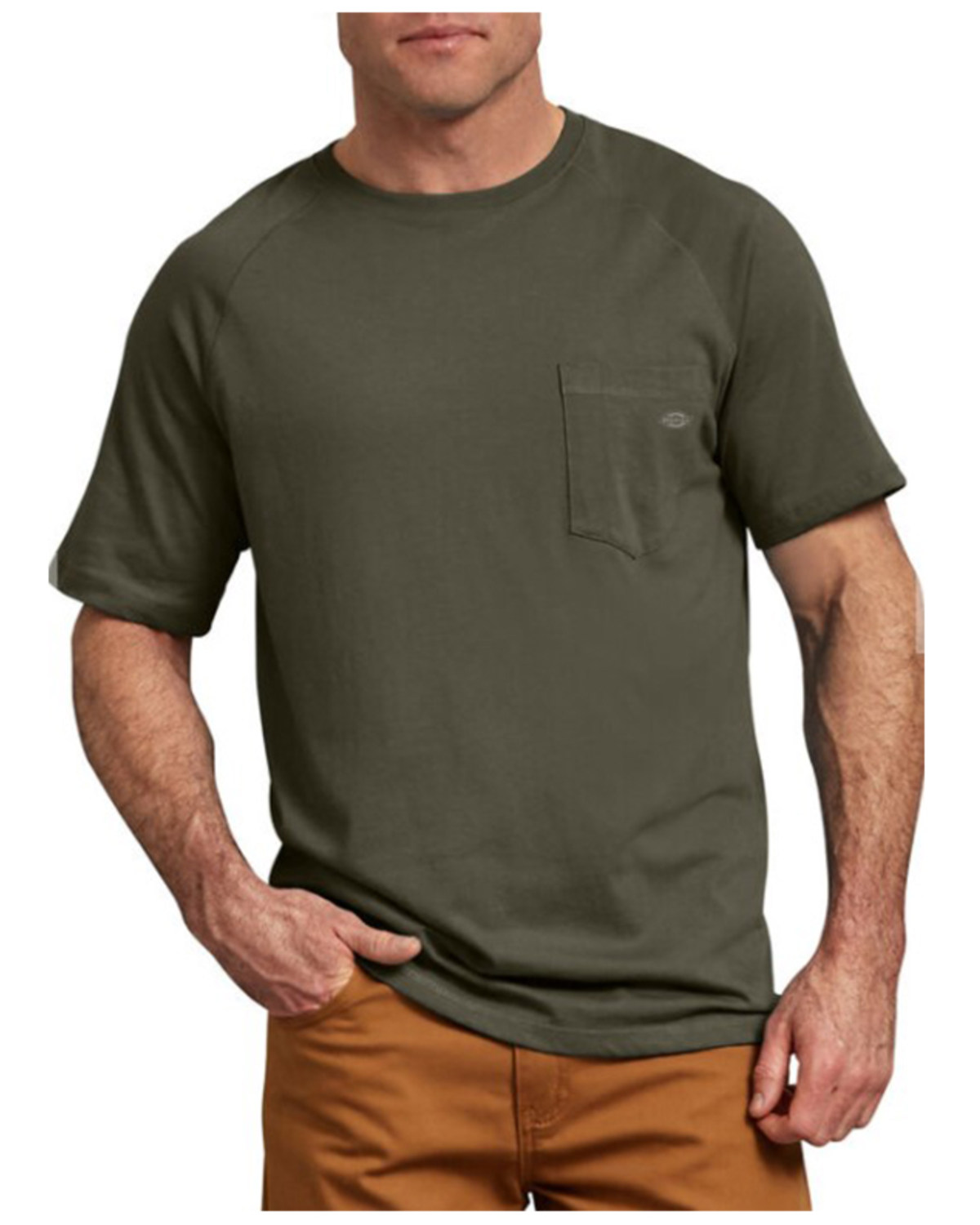 Dickies Men's Solid Performance Cooling Short Sleeve Work Pocket T-Shirt