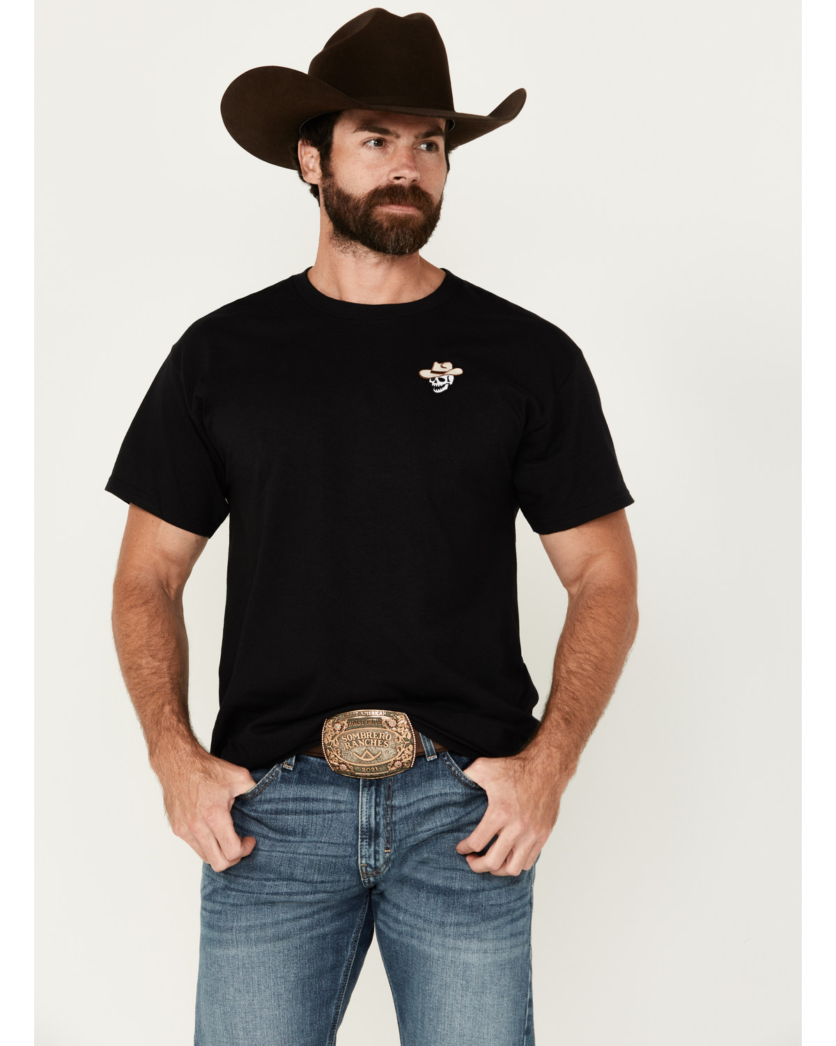 Riot Society Men's Dead Cowboy Short Sleeve Graphic T-Shirt