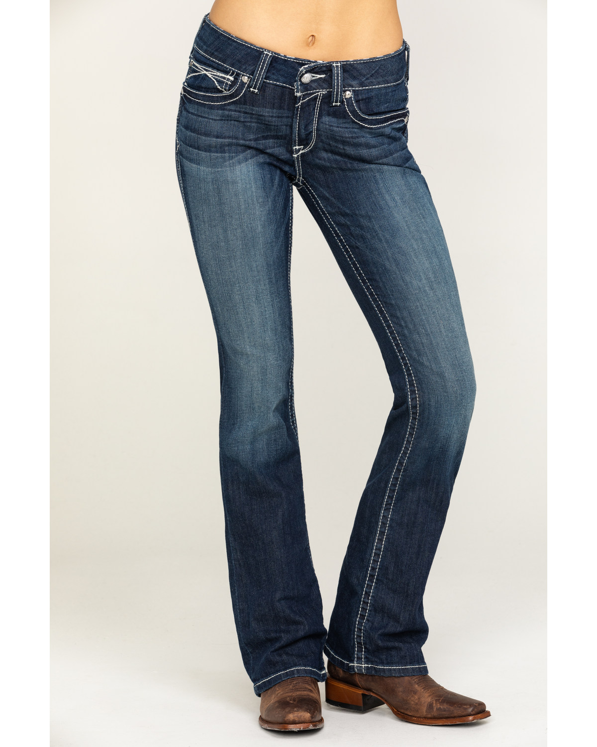 Ariat Women's Rosy Whipstitch Boot Cut Jeans | Boot Barn