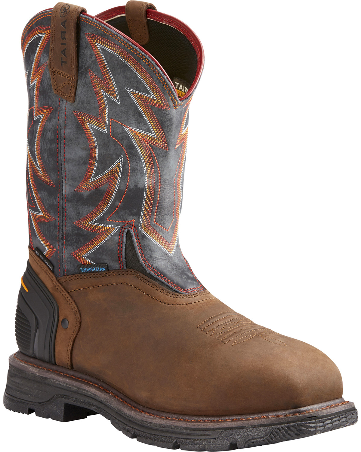 ariat men's catalyst vx waterproof composite toe work boots