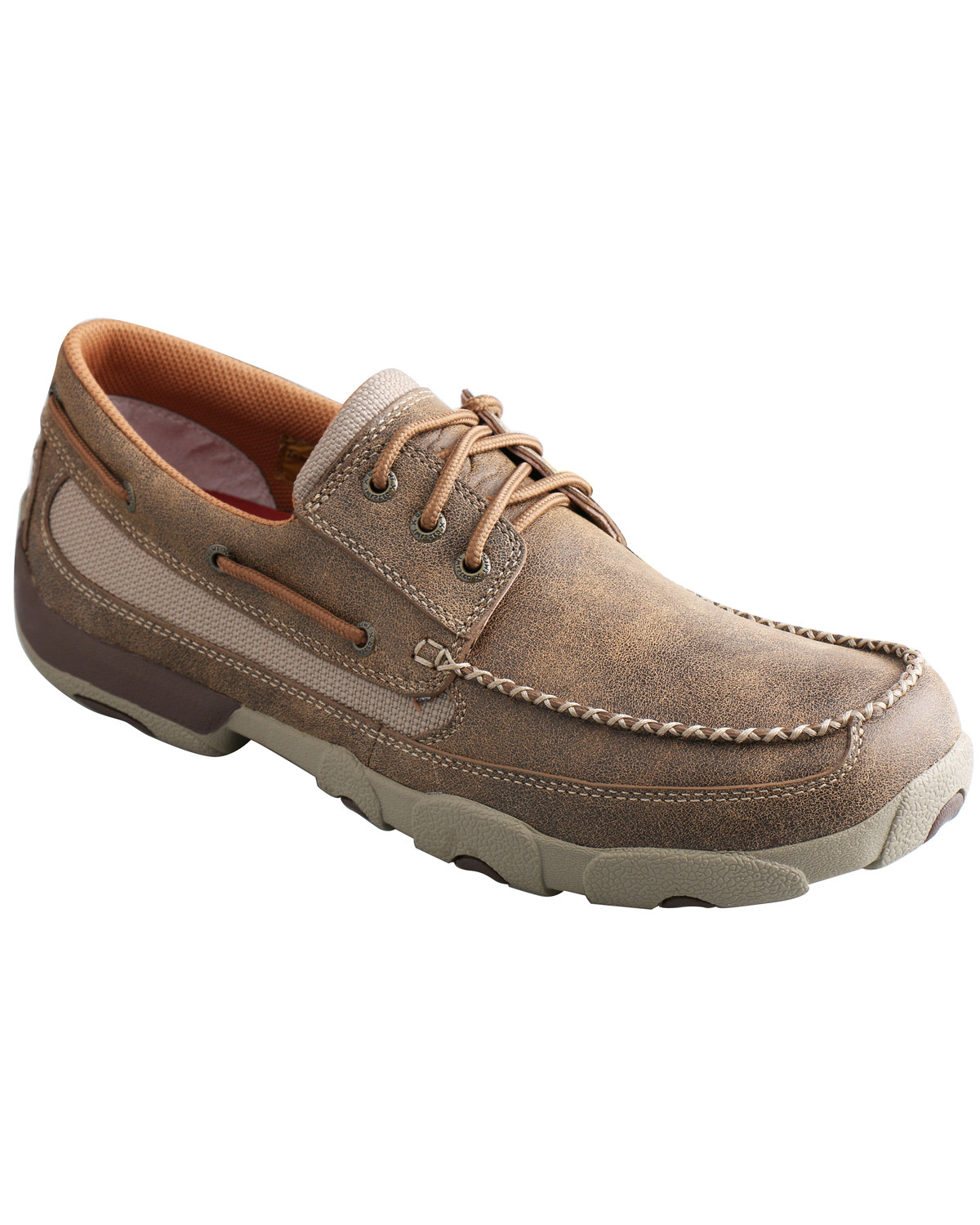 Twisted X Men S Distressed Bomber Driving Mocs Boot Barn
